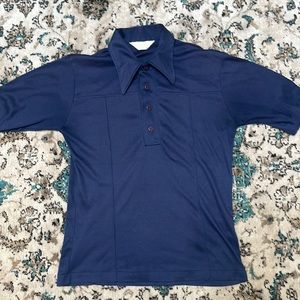 Pebble Beach Vintage Blue Golf Shirt